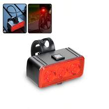 1个7模式高可见度自行车安全尾灯，USB-C快充，180°广角，易于安装，防溅水，警示后方交通 - 自行車燈 - 查看 12