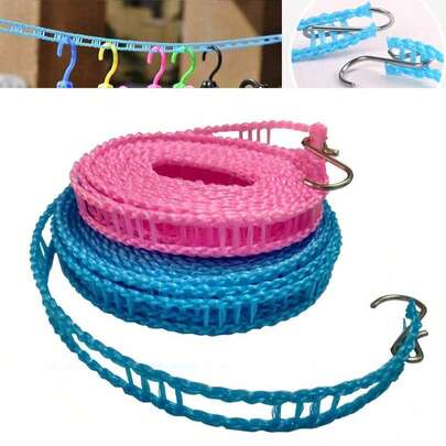 10/5m Nylon Clothesline, Windproof Drying Rope, Travel Laundry Rope, Indoor Outdoor Camping Household Hotel