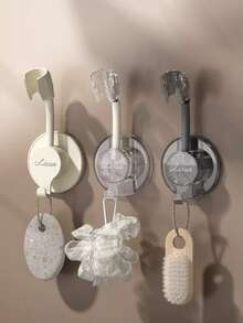 1PC Shower Head Holder Adjustable Self Adhesive Universal Shower Bracket Bathroom Punch-Free Multi Angle Rotation With Hook Bracket Shower Holder Adjustable Shower Head Holder Nozzle Handheld Holder Punch-Free Multi Angle Rotation Shower Bracket - Multicolor - View 5