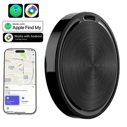 Dual System Air Tracker Tag (1/2/4 Packs) – Universal Smart Key Finder Works With Android Find Hub & IOS Via Apple Find My App – BT Item Locator For Travel Gear (Luggage, Suitcase, Bags) And Everyday Essentials