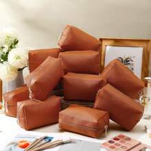 Cosmetic Storage Box & Rack - Orange Brown - View 5