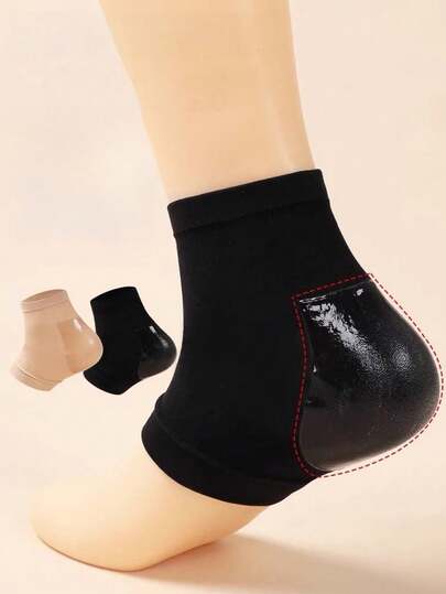 1 par de plantillas amortiguadoras, transpirables y suaves para deportes y estar de pie durante mucho tiempo, con protección hidratante y antirresquebrajamiento, unisex