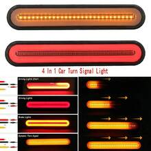 36LED Automobile Truck Trailer Light Waterproof LED Red + Yellow RV LED Tail Light 3D Flowing Signal Light Lamp - 2pcs - View 8