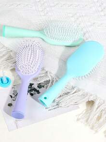 1个气垫按摩梳，女士长发防打结梳，家用直发喷雾梳 - 彩色 - 查看 2