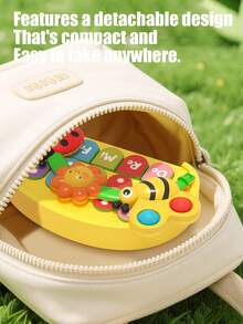 Quderbel Baby Klangspielzeug, Musikalisches Fingerpiano Babyspielsache, Frühkindliche Bildung Baby Intelligentes Klang Musik Spielzeug, Beleuchtetes elektronisches Klavier Kinderspielzeug, Spielbares Geschenk - Verschiedenfarbig - Übersicht 7