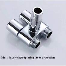 Handheld Toilet Bidet Sprayer Bathroom Handheld Bidet Set Toilet Self-Cleaning Shower Head Onelet Two Outlets Angle Valve Tap Black - Flushing Valve - View 9