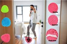 3 PCS Spin Mop Heads Replacements Compatible With Ocedar Easywring 1 Tank System Chenille Mops Duster Pad Washable Dust Refills Green Blue Red - White - View 4