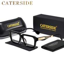 Men's Fashion Retro Square Frame CP+PC Clear Lens Glasses With Special Pin Core Design Suitable For Both Men And Women. Luxurious And Retro Style. Decorative Glasses. Ideal Gift For Parties And Great Choice For Shopping - K40549 - View 1