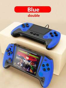 yesido Q21 Retro Handheld Game Console, 3.5" Joystick Gamepad With 500 Built-In Games, Rechargeable, TV Connection (Classic Red & Blue/Blue/Red/White Color Options) - Multicolor - View 16