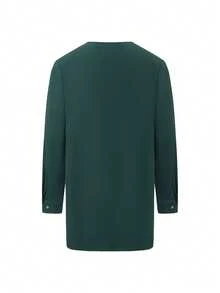 2pcs African Traditional Men's Outfit, Includes Top And Pants, Dashiki Print, Suitable For African American Men, Wedding, Groomsmen, Holiday, Party - Dark Green - View 6