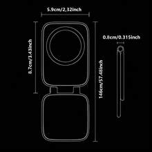 Magnetic Car Phone Holder, Dual-Sided Strong Magnetic Car Mount Holder, Ultra-Thin Adjustable Phone Holder, Unisex Car Accessories, Fits All Phones, Dashboard, Laptops - Light Grey - View 9