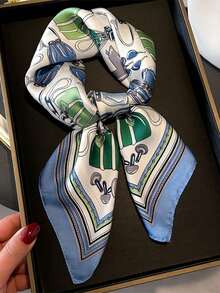 1条佩斯利花纹波西米亚风头巾，可作沙滩时尚围脖或连衣裙使用 - 多色 - 查看 69