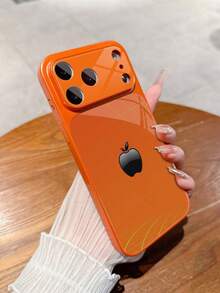 1 件装奢华钢化玻璃手机壳，采用不对称网格和渐变苹果图案，金属喷漆全覆盖高端防震保护壳，兼容 17/17Pro/17ProMax/17Air/16/16Pro/16ProMax/16Plus/15/15Plus/15Pro/15ProMax/14/14Plus/14Pro/14ProMax/13/13Pro/13ProMax/12/12Pro/12ProMax/11/11ProMax - 彩色 - 查看 4