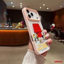 Miniso Peanuts The Gang's All Here Group Design Phone Case Transparent Magnetic Shockproof Case Suitable For Iphone 17 Pro Max/17 Pro/17 Air/17/16/15/14/13/12/11/X/XS Pro/Pro Max Series Iphone 17 Pro Max Case Iphone 17 Pro Case Iphone 17 Case Stocking Stuffers The Girlfriend The Chosen Early Fall Fashion - 藍色 - 查看 3