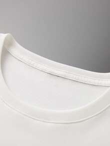 Disney Retro Mickey Mouse Badge Kids' T-Shirt – Soft White Short Sleeve Tee With Distressed Circle Print For Girls - 白色 - 查看 5