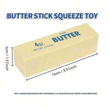 2026 New Butter Stick Squishy, Slow Rebound Soft Squeeze Toy, Pressure Relief Fidget Toy/Anxiety Relief Decompression Toy For Teens, Birthday/Holiday/Gift - Multicolor - View 8