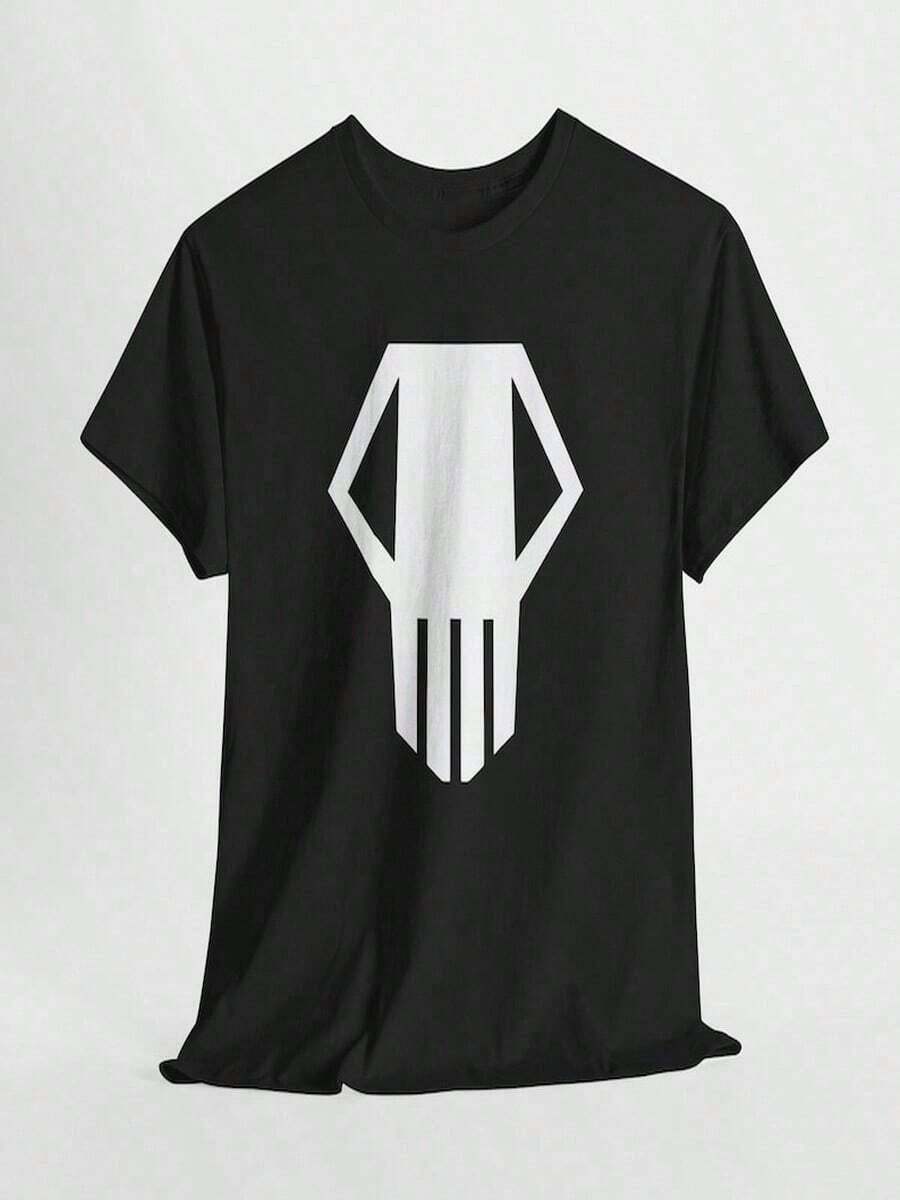 Bakugou Skull T-Shirt Cosplay MHA - 黑色 - 查看 1
