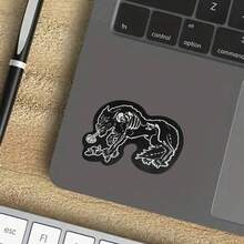 OZLICE Funny Cassette Tape Sticker: Please Be Patient With Me, I'm From The 1900sWater Bottle Sticker, Funny Stickers, Cute Stickers, Laptop Sticker, Stickers, Sticker For Laptop - Light Film - View 5