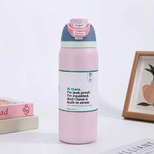 24 Oz/32 Oz Limited Edition Water Bottle, Sports Water Bottle, Leakproof With Pop-Up Lid, Available In A Variety Of Colors, A Water Bottle Designed For Water Drinkers, Suitable For Fitness, Running, School, Halloween, Thanksgiving Day, Christmas Day Gifts, Gift For Her, New Fashion Women Water Bottle For Women - Multicolor - View 32