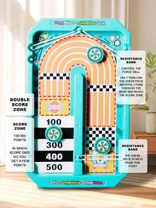 六合一趣味游戏、快节奏桌面游戏、双人对战游戏、手指足球、手指篮球、迷你保龄球、篮球投篮、桌面曲棍球、得分游戏、得分比赛 - 彩色 - 查看 8