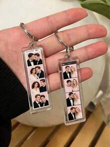1/3/5 Móc khóa cá nhân hóa ảnh và văn bản, móc khóa dải ảnh, quà tặng Valentine, móc khóa ảnh, quà tặng kỷ niệm, phụ kiện túi xách - Nhiều màu - Xem 10
