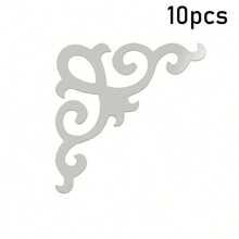 10 piezas Pegatinas decorativas de espejo con patrón geométrico, pegatinas de espejo de acrílico autoadhesivas, adecuadas para pared de fondo del hogar, sala de estar, dormitorio, estudio, oficina, gabinete de cocina y otra decoración del hogar, papel tapiz DIY para pared/baño Pegatinas decorativas de vidrio - Multicolor - Ver 13