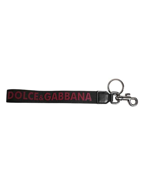 Dolce & Gabbana Logo Keychain Men Black Miscellaneous