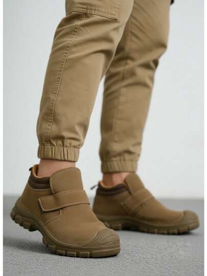 zapatos de hombre botas de hombre tenis hombre Zapatos de trabajo y funcionales para hombre; zapatos de  clásicos para hombre; transpirables, resistentes a impactos, resistentes a perforaciones, ligeros, adecuados para soldadura, protección térmica y trabajos de construcción; zapatos de  con puntera de acero; adecuados para el trabajo.