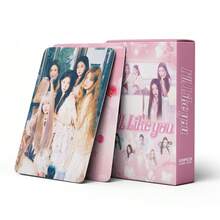 55pcs Small Cards KPOP Yeon-Hee Yong-Seo Fanmade Album Cards Idol Supporter Cards - Multicolor - View 6