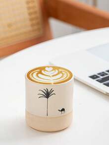 1个中东热带风格手绘骆驼耐热茶杯，沙特阿拉伯咖啡杯，适合居家、办公、送礼等场合，实用且具有装饰性的文化用品，可用于饮用茶和咖啡。 - 彩色 - 查看 19