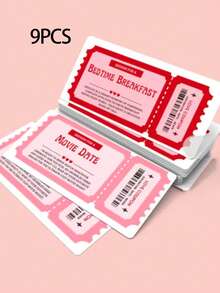 Printable Date Idea Coupons, Digital Download Vouchers, Anniversary, Valentine'S Day, Date Night, Custom Love Coupons,Gifts For Wives, Family, Friends, And Colleagues, Valentine's Day, Wedding Season, Souvenirs, Bridesmaid Gifts, Ramadan - Multicolor - View 11