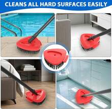 SuperAbound Upgraded Spin Mop Replacement Scrub Brush Heads Compatible With Ocedar EasyWring 1 Tank,Full Bristle Scrubber Replace Great For Kitchen, Bathroom, Pools,Deck Hard Floor Cleaning - ColorA - 查看 6