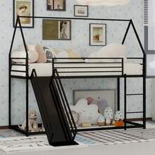 Kids Bed Frames, Headboards & Footboards - Black + Iron + Bedroom - View 3