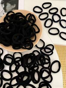 49/99/199 قطعة من ربطات الشعر الملونة والسوداء، أربطة شعر مرنة للغاية، أربطة شعر سكرانشي سوداء، ربطات شعر مطاطية ناعمة، إكسسوارات شعر للنساء، مميزة وعصرية، هدية مفكرة، ربطات وأربطة شعر، إكسسوارات شعر أساسية، مرونة عالية، غير ضارة، أربطة شعر عالية المرونة، ربطات شعر غير محكمة، أربطة شعر ذيل الحصان العالية، أربطة مطاطية، إكسسوارات شعر للنساء، حبال الشعر - متعدد الألوان - مشاهدة 11