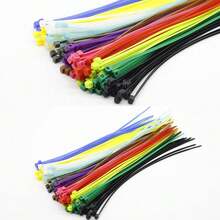 100/300/500pcs Colorful 4 Inch Nylon Self-Locking Cable Ties, Suitable For Home, Garden, Garage, Workshop - Strip - View 10