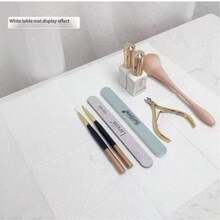 Disposable Japanese Manicure Desk Mat, Waterproof Anti-Fouling Double-Sided Absorbent Cleaning Pad, Hand Rest Mat - White - View 6