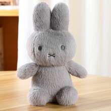 MIFFY 25厘米米菲中号毛绒玩偶，卡通兔子角色收藏品，适合作为青少年、米菲粉丝和成人的节日/生日礼物，也可作为家居/办公室装饰品。 - 彩色 - 查看 13