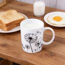 Akcesoria łazienkowe z wzorem mniszka lekarskiego, kubek, kubek do płukania - Biały - Zobacz 7