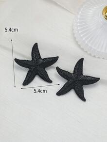 1 Pair Summer Beach Vacation Style Starfish Chic Fashion Earrings For Women - Earrings - View 6