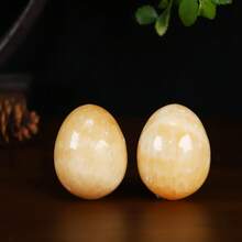 1pc Natural Quartz Crystal Egg Decor, Desktop Ornament, Hand Toy, Home Decor, Easter Gift, Small Gift For Friends And Family - Egg Shape Will Be Shipped Randomly. - View 5