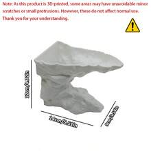 3D打印水族箱岩石洞穴装饰 - 无需组装，可搭配水族箱沙使用，为爬行动物、小型鱼类和水族宠物打造逼真的栖息地装饰，是丰富水族箱生态系统的绝佳配件，是水族箱布置和宠物爱好者的理想之选。 - A - 查看 7