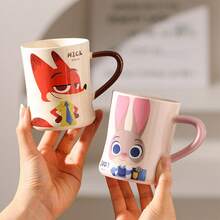 Disney Zootopia Cartoon Ceramic 10oz Camping Mug | For Espresso, Caffeine, Travel Coffee Cup | Home & Kitchen Essentials, Cute Gift & Collectible - Multicolor - View 12