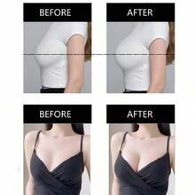 Sujetador invisible de talla grande, sujetador adhesivo de talla grande, almohadillas para el pecho de talla grande, ropa interior de mujer de talla grande, con efectos de levantamiento y moldeado, adecuado para mujeres con - Multicolor - Ver 7