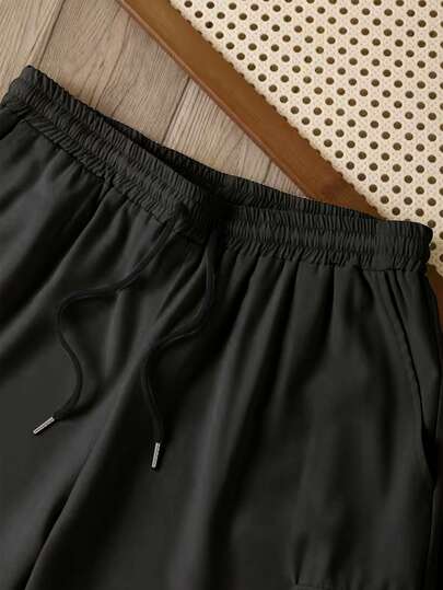 Men's Sports Shorts, Casual Cargo Shorts, Loose Fit Bermuda Shorts, Suitable For Sports, Running, Fitness, Boxing And Other Activities