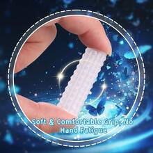 34件套（4支笔+30支笔芯）治愈系蓝白渐变高品质蝴蝶按压式中性笔，0.5mm流畅墨水，柔软防滑笔握，适合学生和考试使用，可爱文具礼品 - 夢蝶4+30筆芯 - 查看 4