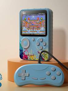 Handheld Sup Mini Handheld Game Console Supports Single And Double Handheld Game Consoles Spring Birthday Gift - Blue - Two - View 3
