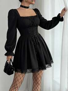 Lolita Dresses - Black - View 3