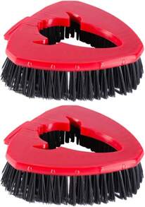 2 Pack Scrub Brush Head Replacement Compatible With O Cedar EasyWring Spin Mop 1-Tank System, Floor Scrubber Head, Shower Scrub Brush With Hard Bristles For Cleaning &Amp; Scrubbing - ColorA - 查看 1