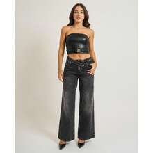 Pantalons pour femmes - Noir - Voir 2