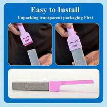 Toilet Cleaning Ring, Pumice Used For Toilet Cleaning, Bathtub, Grill, Swimming Pool, Sink, Grate-Reusable Scrubbing Stone Cleaner. - Multicolor - View 4